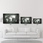 Wallity Pintura Decorativa de Vidrio Templado Multicolor 70 x 110 cm